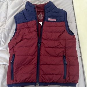 Vineyard Vines Boys Down Performance Vest Sz 7